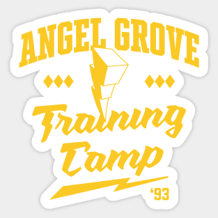 Angel Grove Training Camp Sticker